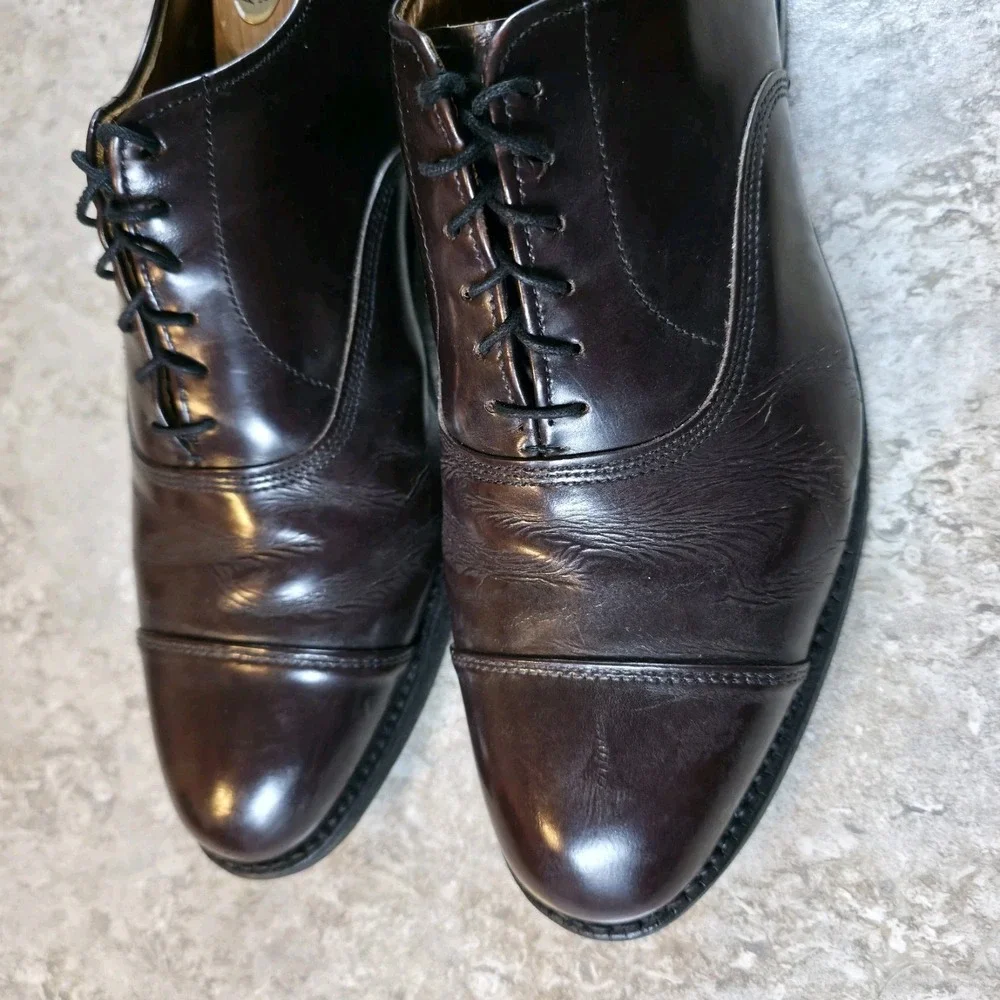 Allen Edmonds Park Avenue Cap Toe Oxfords Dress Shoes Mens 9.5 D Made In USA